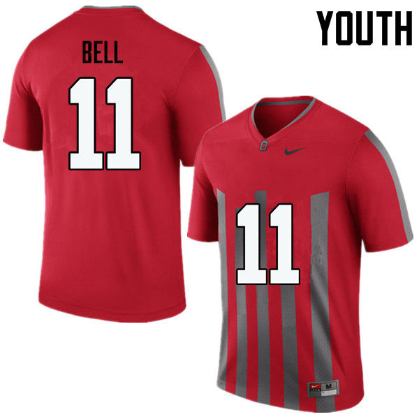 Youth Ohio State Buckeyes #11 Vonn Bell Throwback Game College Stitched Football Jersey 23ED044HI